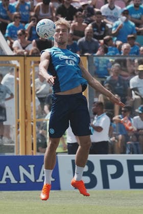 Castel Di Sangro , ITALY: Rasmus Hojlund of SSC Napoli during the pre season SSC Napoli in Castel Di Sangro , Italy. Copyright: xFOTOAGENZIAx