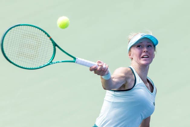 Warsaw T-Mobile Polish Open WTA, Tennis Damen 125 Aliona Falei during Warsaw T-Mobile Polish Open WTA 125 tennis tournament in Warsaw, Poland, on August 3, 2026 Warsaw Poland  Copyright: xFotoxOlimpikx originalFilename:jastrzebowski-warsawtm260803_npv6b.jpg