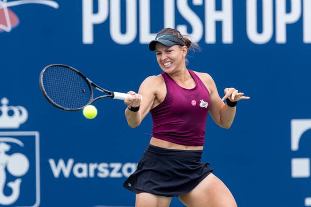 Warsaw T-Mobile Polish Open WTA, Tennis Damen 125 Weronika Falkowska during Warsaw T-Mobile Polish Open WTA 125 tennis tournament in Warsaw, Poland, on August 3, 2026 Warsaw Poland  Copyright: xFotoxOlimpikx originalFilename:jastrzebowski-warsawtm260803_np9cb.jpg