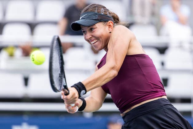 Warsaw T-Mobile Polish Open WTA, Tennis Damen 125 Weronika Falkowska during Warsaw T-Mobile Polish Open WTA 125 tennis tournament in Warsaw, Poland, on August 3, 2026 Warsaw Poland  Copyright: xFotoxOlimpikx originalFilename:jastrzebowski-warsawtm260803_npKS1.jpg