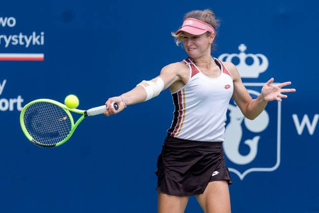 Warsaw T-Mobile Polish Open WTA, Tennis Damen 125 Veronika Podrez during Warsaw T-Mobile Polish Open WTA 125 tennis tournament in Warsaw, Poland, on August 3, 2026 Warsaw Poland  Copyright: xFotoxOlimpikx originalFilename:jastrzebowski-warsawtm260803_npxxo.jpg