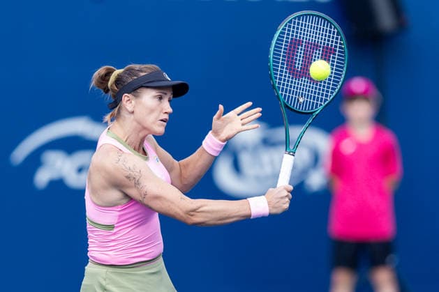 Warsaw T-Mobile Polish Open WTA, Tennis Damen 125 Katarzyna Kawa during Warsaw T-Mobile Polish Open WTA 125 tennis tournament in Warsaw, Poland, on August 3, 2026 Warsaw Poland  Copyright: xFotoxOlimpikx originalFilename:jastrzebowski-warsawtm260803_nptB6.jpg