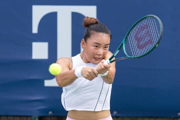 Warsaw T-Mobile Polish Open WTA, Tennis Damen 125 Yue Yuan during Warsaw T-Mobile Polish Open WTA 125 tennis tournament in Warsaw, Poland, on August 3, 2026 Warsaw Poland  Copyright: xFotoxOlimpikx originalFilename:jastrzebowski-warsawtm260803_npRPN.jpg