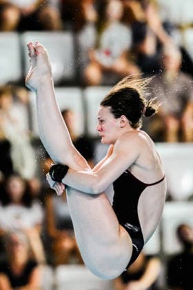 Elena Wassen of Germany competes in the Diving Women s 10m Platform Preliminary during the European Aquatics Championships at the Olympic Aquatic Center in Paris (France), August 3, 2026. Andrea Staccioli