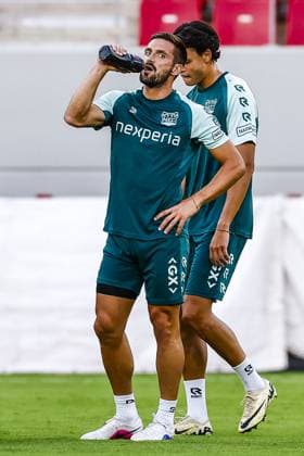 Athens , 03-08-2026 , Stadio Georgios Karaiskakis , third qualifying round of the Champions League , season 2026 2027 , training NEC in Athens , picture shows , Dusan Tadic Training NEC Athens  x205434992x Copyright: