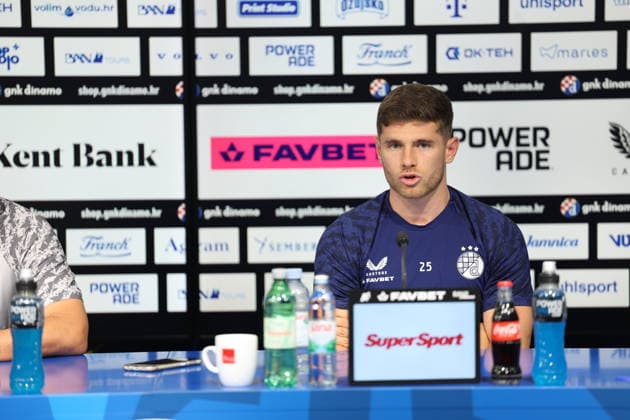 Croatia, Zagreb, 030826. Maksimir Stadium. press conference, PK, Pressekonferenz of GNK Dinamo before the match of the third round of UEFA Champions League qualification against Kauno Zalgiris. In the photo: Moris Valincic. Photo: Ranko Suvar CROPIX Zagreb Croatia Copyright: xxRankoxSuvarx dinamo_press1-030826