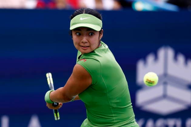 Washington DC Open tennis tournament Alexandra Eala of the Philippines in action against Jessica Pegula of the USA during their Women™s Final match at the Washington DC Open tennis tournament, in Washington, DC, USA, 03 August 2026. WASHINGTON DC UNITED STATES  Copyright: xWILLxOLIVERx