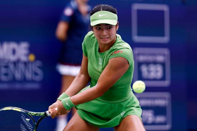 Washington DC Open tennis tournament Alexandra Eala of the Philippines in action against Jessica Pegula of the USA during their Women™s Final match at the Washington DC Open tennis tournament, in Washington, DC, USA, 03 August 2026. WASHINGTON DC UNITED STATES  Copyright: xWILLxOLIVERx