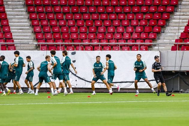 Athens , 03-08-2026 , Stadio Georgios Karaiskakis , third qualifying round of the Champions League , season 2026 2027 , training NEC in Athens , picture shows , Dusan Tadic Training NEC Athens  x205435300x Copyright: