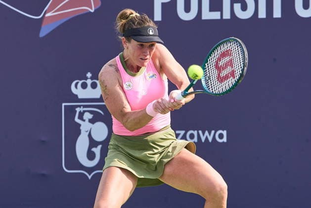 Warszawa 03.08.2026. Tenis. WTA, Tennis Damen 125 Warsaw T-Mobile Polish Open, day 2, Warsaw, Poland --- Tenis. Turniej WTA 125 Warsaw T-Mobile Polish Open, dzien 2, Warszawa Persons shown : Katarzyna Kawa (POL) Fot. Dominika Chmura Arena Akcji NEWSPIX.PL --- newspix.pl POLAND OUT! 