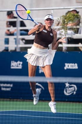 Warszawa 03.08.2026. Tennis. WTA, Tennis Damen 125 Warsaw T-Mobile Polish Open, day 2, Warsaw, Poland --- Tenis. Turniej WTA 125 Warsaw T-Mobile Polish Open, dzien 2, Warszawa Persons shown : Martyna Kubka Fot. Kai Taller Arena Akcji NEWSPIX.PL --- newspix.pl POLAND OUT! 