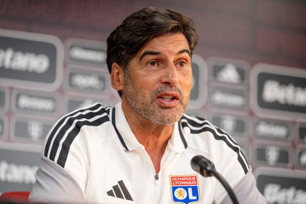 Olympique Lyon head coach Paulo Fonseca spoke at a press conference, PK, Pressekonferenz ahead of the opening match of the third qualifying round of the Champions League between AC Sparta Praha and Olympique Lyon, in Prague, Czech Republic, on August 3, 2026. (CTKxPhoto OndrejxDeml) CTKPhotoP2026080305731  CTKPhotoP2026080305731