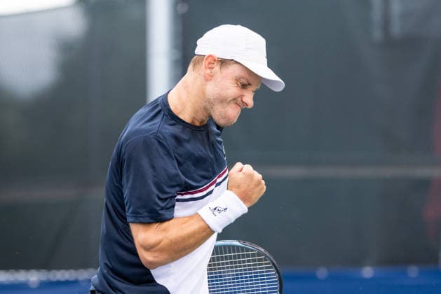 August 3, 2026, Montreal, Quebec, Canada: JAMES DUCKWORTH from Australia reaction in match against Christopher O Connell from Australia in first round at Canadian Open at IGA stadium in Montreal, Quebec, Canada on 2026-08-03 TENNIS: Canadian Open Montreal 2026  - ZUMAl189 20260803_zsp_l189_044 Copyright: xYannickxLegarex