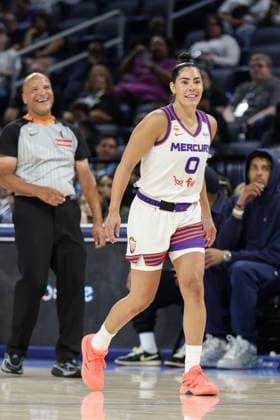 CHICAGO, USA - August 3: Kelsey Plum (0 Phoenix Mercury) is seen during the WNBA, Basketball Damen, USA game between the Chicago Sky and Phoenix Mercury at Wintrust Arena on Monday, August 3 in Chicago, USA  Copyright: xShainaxBenhiyoun SPPx Sportspressphoto_SPR200281