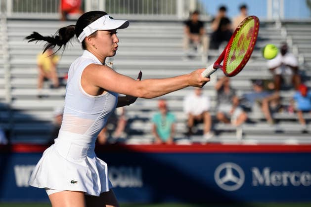 August 3, 2026, Toronto, Ontario, Canada: Toronto, Ontario, Canada Ã¢â‚¬ August 3, 2026: EVA LYS of Germany returns the ball during her first-round match against Panna Udvardy of Hungary at the National Bank Open, part of the Hologic WTA, Tennis Damen Tour at Sobeys Stadium. Tennis 2026: WTA 1000 National Bank Open Presented By Rogers.  - ZUMAr228 20260803_znp_r228_018 Copyright: xVasiliyxRyabykhx