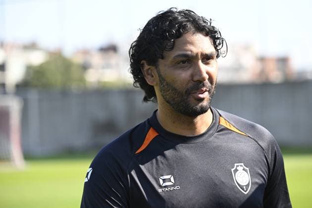 Antwerp s head coach Marvin Compper pictured during a training session of Belgian soccer team Royal Antwerp FC ahead of the start of the Belgian Jupiler Pro League 2026-2027 season, Tuesday 04 August 2026 in Antwerp. TOM GOYVAERTS TomxGoyvaerts  x182726379x