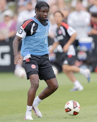 Training Eintracht Frankfurt Junior Dina Ebimbe (Eintracht Frankfurt). Training von Eintracht Frankfurt am 20. Juli 2026 im Deutsche Bank Park in Frankfurt am Main., Frankfurt am Main Hessen Deutschland Deutsche Bank Park *** Training: Eintracht Frankfurt Junior Dina Ebimbe Eintracht Frankfurt Training session held by Eintracht Frankfurt on July 20, 2026, at Deutsche Bank Park in Frankfurt am Main, Frankfurt am Main, Hesse, Germany; Deutsche Bank Park