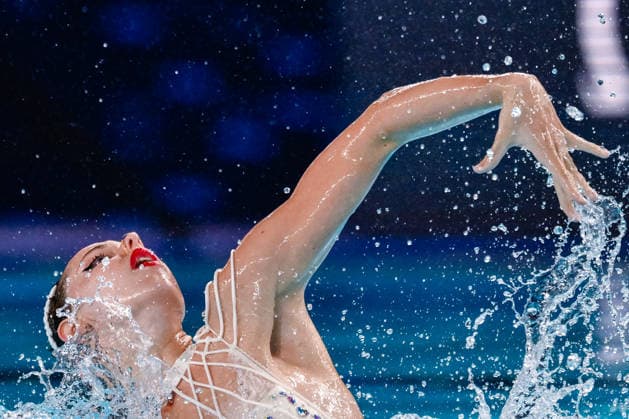 Iris Tio Casas of Spain competes in the Artistic Swimming Women s Solo Technical Final during the European Aquatics Championships at the Olympic Aquatic Center in Paris (France), August 4, 2026. Andrea Staccioli