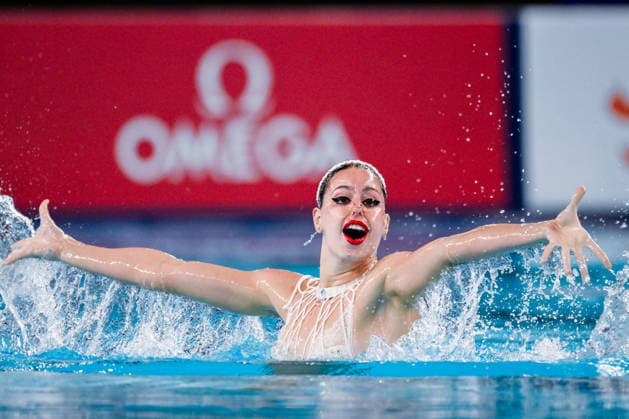 Iris Tio Casas of Spain competes in the Artistic Swimming Women s Solo Technical Final during the European Aquatics Championships at the Olympic Aquatic Center in Paris (France), August 4, 2026. Andrea Staccioli