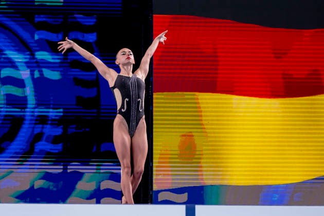 France, Paris, Centre Aquatique Olympique Metropole du Grand Paris, 04.08.2026, European Aquatics Championships Artistic Swimming, Day 5, Womens Solo Technical Final, Klara Beyer of Germay, Photo by Eibner Pressefoto Tino Henschel European Aquatics Championships Artistic Swimming, Day 5, Womens Solo Technical Final Paris *** France, Paris, Centre Aquatique Olympique Metropole du Grand Paris, August 4, 2026, European Aquatics Championships – Artistic Swimming, Day 5, Women’s Solo Technical Final, Klara Beyer of Germany, Photo by Eibner Pressefoto Tino Henschel European Aquatics Championships – Artistic Swimming, Day 5, Women’s Solo Technical Final, Paris Copyright: xEibnerxPressefotox