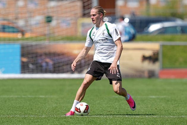 04.08.2026, xydrx, Fußball, Trainingslager, Borussia Mönchengladbach, Saison 2026 2027, Stadion am Birkenmoos: David Herold (Borussia Moenchengladbach, 20) DFB regulations prohibit any use of photographs as image sequences and or quasi-video. *** August 4, 2026, xydrx, soccer, training camp, Borussia Mönchengladbach, 2026–2027 season, Stadion am Birkenmoos, David Herold, Borussia Mönchengladbach, 20 DFB regulations prohibit any use of photographs as image sequences and or quasi-video Copyright: HMBxMedia YannisxDreimann