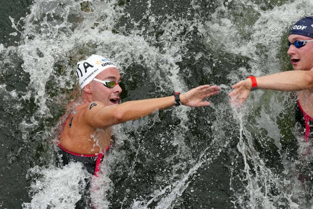 Open Water, Men s 10km, Gregorio PALTRINIERI from Italy at the European Aquatics Championships Paris 2026, Paris, August 04, 2026 .  Copyright: xGianxMattiaxD Alberto LaPressex