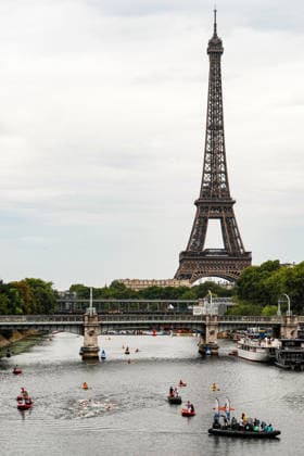 Open Water, Men s 10km, , gold medal at the European Aquatics Championships Paris 2026, Paris, August 04, 2026 .  Copyright: xGianxMattiaxD Alberto LaPressex