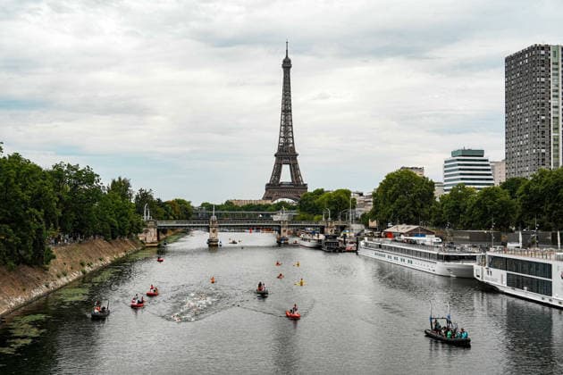 Open Water, Men s 10km, , gold medal at the European Aquatics Championships Paris 2026, Paris, August 04, 2026 .  Copyright: xGianxMattiaxD Alberto LaPressex