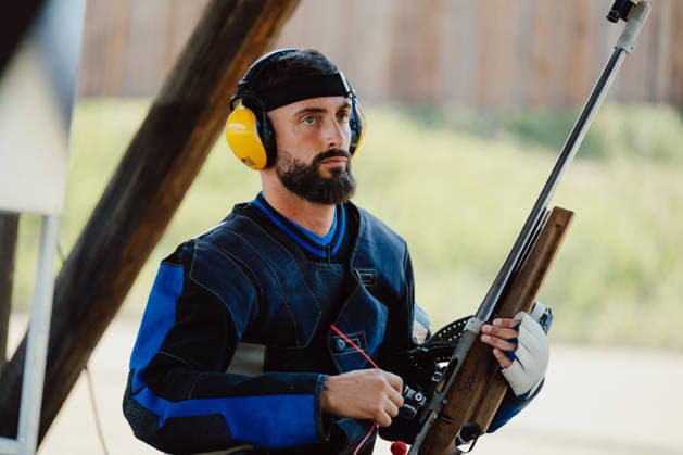 VARIOUS SPORTS - World Championship, WM, Weltmeisterschaft 2026 WIENER NEUSTADT,AUSTRIA,04.AUG.26 - VARIOUS SPORTS - CISM World Championship 2026, military pentathlon. Image shows Agustin Munoz Exposito (ESP).  GEPAxpictures xAlexanderxSolc