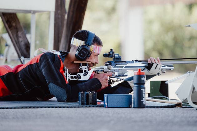 VARIOUS SPORTS - World Championship, WM, Weltmeisterschaft 2026 WIENER NEUSTADT,AUSTRIA,04.AUG.26 - VARIOUS SPORTS - CISM World Championship 2026, military pentathlon. Image shows Stefan Doerflinger (AUT).  GEPAxpictures xAlexanderxSolc