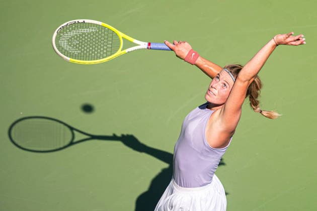 Warszawa 04.08.2026. Tennis. WTA, Tennis Damen 125 Warsaw T-Mobile Polish Open, day 3, Warsaw, Poland --- Tenis. Turniej WTA 125 Warsaw T-Mobile Polish Open, dzien 3, Warszawa Persons shown : Marcelina Podlinska Fot. Kai Taller Arena Akcji NEWSPIX.PL --- newspix.pl 