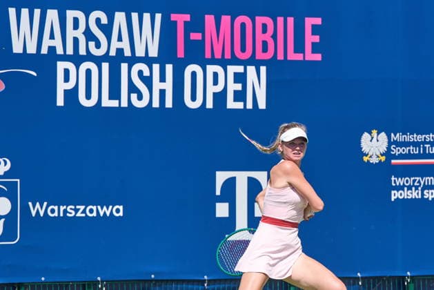 Warszawa 04.08.2026. Tennis. WTA, Tennis Damen 125 Warsaw T-Mobile Polish Open, day 3, Warsaw, Poland --- Tenis. Turniej WTA 125 Warsaw T-Mobile Polish Open, dzien 3, Warszawa Persons shown : Linda Klimovicova (POL) Fot. Dominika Chmura Arena Akcji NEWSPIX.PL --- newspix.pl 
