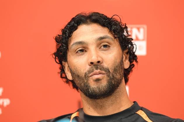 Antwerp s head coach Marvin Compper pictured during a press conference, PK, Pressekonferenz of soccer team Royal Antwerp FC ahead of the start of the Belgian Jupiler Pro League 2026-2027 season, Wednesday 05 August, 2026 in Antwerp. JILLxDELSAUX  x182738973x