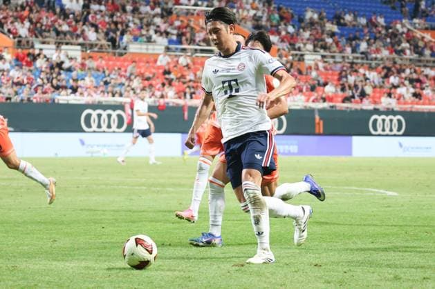 SKO, Hiroki Ito (FC Bayern Muenchen 21), SK Jeju vs. FC Bayern Muenchen,Testspiel, Suedostasien-Reise, Saison 2026-27, 04.08.2026 *** SKO, Hiroki Ito, FC Bayern Munich 21, SK Jeju vs. FC Bayern Munich, Friendly Match, Southeast Asia Tour, 2026–27 Season, August 4, 2026 Copyright: xEibner-Pressefotox EP_JNL
