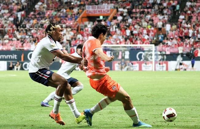 SK Jeju vs. FC Bayern Muenchen,Testspiel, Suedostasien-Reise, Saison 2026-27, 04.08.2026 *** SK Jeju vs. FC Bayern Munich, Friendly Match, Southeast Asia Tour, 2026–27 Season, April 8, 2026 Copyright: xEibner-Pressefotox EP_JNL