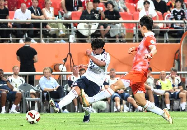 SKO, Maycon Cardozo (Bayern Muenchen 35), SK Jeju vs. FC Bayern Muenchen,Testspiel, Suedostasien-Reise, Saison 2026-27, 04.08.2026 *** SKO, Maycon Cardozo Bayern Munich 35, SK Jeju vs. FC Bayern Munich, Friendly Match, Southeast Asia Tour, 2026–27 Season, April 8, 2026 Copyright: xEibner-Pressefotox EP_JNL