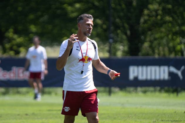 Martin Demichelis (RB Leipzig, Trainer), RB Leipzig, Fussball, Trainingslager Austria, Saison Vorbereitung, Saison 2026 2027, GER, 04.08.2026, Eibner-Pressefoto Andreas Ulmer RB Leipzig, Fussball, Trainingslager Austria, Saison Vorbereitung, Saison 2026 2027, GER, 04.08.2026, *** Martin Demichelis, RB Leipzig, Coach, RB Leipzig, Soccer, Training Camp in Austria, Preseason, 2026–2027 Season, GER, August 4, 2026, Eibner Press Photo: Andreas Ulmer, RB Leipzig, soccer, training camp in Austria, preseason, 2026–2027 season, GER, August 4, 2026, Copyright: xEibner-Pressefoto AndreasxUlmerx EP_AUR