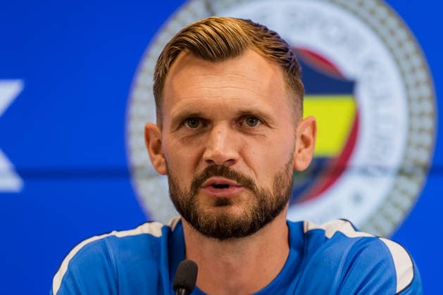 SOCCER - UEFA CL, Fenerbahce vs Sturm ISTANBUL,TURKEY,04.AUG.26 - SOCCER - UEFA Champions League, qualification, Fenerbahce Istanbul vs Sturm Graz, preview, press conference, PK, Pressekonferenz Sturm. Image shows head coach Fabio Ingolitsch (Sturm).  GEPAxpictures xMatthiasxTrinkl