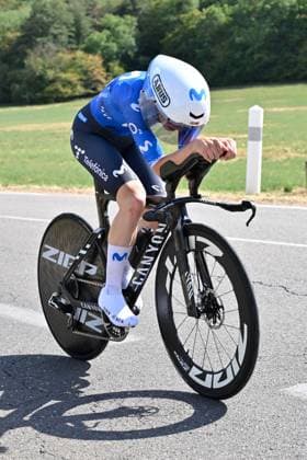 04.08.2026 --- Lacets de Marsannay, Frankreich --- Radsport --- Tour De France Femmes --- 4. Etappe Einzelzeitfahren von Gevrey-Chambertin nach Dijon --- --- Liane Lippert (Movistar Team) Tour De France Femmes stage 4 *** August 4, 2026, Lacets de Marsannay, France, Cycling, Tour de France Femmes, Stage 4, Individual Time Trial from Gevrey-Chambertin to Dijon, Liane Lippert, Movistar Team, Tour de France Femmes, Stage 4