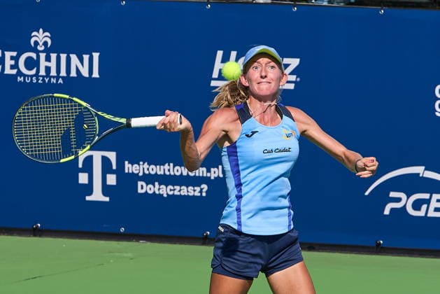 Warszawa 04.08.2026. Tennis. WTA, Tennis Damen 125 Warsaw T-Mobile Polish Open, day 3, Warsaw, Poland --- Tenis. Turniej WTA 125 Warsaw T-Mobile Polish Open, dzien 3, Warszawa Persons shown : Zuzanna Pawlikowska (POL) Fot. Dominika Chmura Arena Akcji NEWSPIX.PL --- newspix.pl 