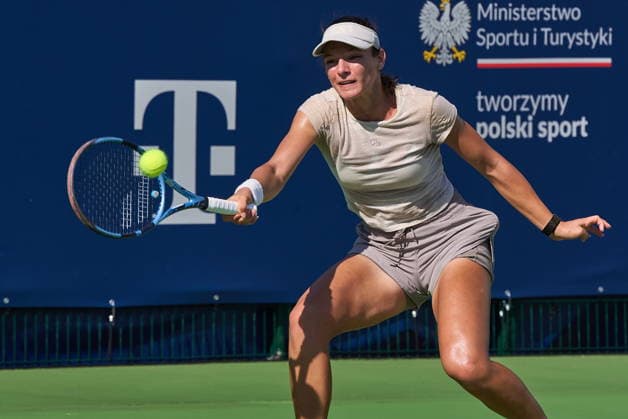 Warszawa 04.08.2026. Tennis. WTA, Tennis Damen 125 Warsaw T-Mobile Polish Open, day 3, Warsaw, Poland --- Tenis. Turniej WTA 125 Warsaw T-Mobile Polish Open, dzien 3, Warszawa Persons shown : Lia Karatancheva (BUL) Fot. Dominika Chmura Arena Akcji NEWSPIX.PL --- newspix.pl 