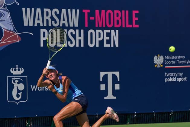 Warszawa 04.08.2026. Tennis. WTA, Tennis Damen 125 Warsaw T-Mobile Polish Open, day 3, Warsaw, Poland --- Tenis. Turniej WTA 125 Warsaw T-Mobile Polish Open, dzien 3, Warszawa Persons shown : Zuzanna Pawlikowska (POL) Fot. Dominika Chmura Arena Akcji NEWSPIX.PL --- newspix.pl 