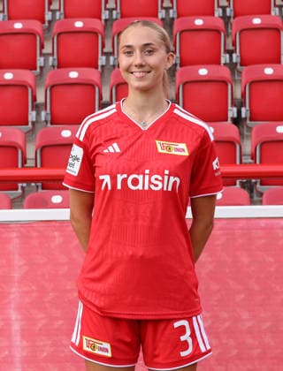 Silje Helgesen ; 1.FC Union Berlin FCU Fußball 1.BL Bundesliga Frauen Damen Porträttermin Saison 2026 2027 Headshot, Porträt, Portrait, Vorstellung, Präsentation, Pressetermin, GER 04.08.2026 *** Silje Helgesen 1 FC Union Berlin FCU Soccer 1 BL Bundesliga Women s League Portrait Session 2026–2027 Season Headshot, Portrait, Introduction, Presentation, Press Event, GER 04 08 2026