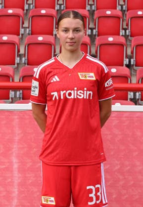Marike Laidler ; 1.FC Union Berlin FCU Fußball 1.BL Bundesliga Frauen Damen Porträttermin Saison 2026 2027 Headshot, Porträt, Portrait, Vorstellung, Präsentation, Pressetermin, GER 04.08.2026 *** Marike Laidler 1 FC Union Berlin FCU Soccer 1 BL Women s Bundesliga Women s Team Photo Shoot 2026–2027 Season Headshot, Portrait, Introduction, Presentation, Press Event, GER 04 08 2026