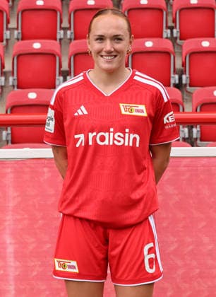 Lisanne Gräwe ; 1.FC Union Berlin FCU Fußball 1.BL Bundesliga Frauen Damen Porträttermin Saison 2026 2027 Headshot, Porträt, Portrait, Vorstellung, Präsentation, Pressetermin, GER 04.08.2026 *** Lisanne Gräwe 1 FC Union Berlin FCU Soccer 1 BL Bundesliga Women s League Portrait Session 2026–2027 Season Headshot, Portrait, Introduction, Presentation, Press Event, GER 04 08 2026