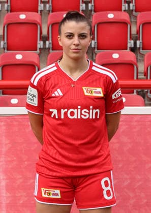 Korina Janez ; 1.FC Union Berlin FCU Fußball 1.BL Bundesliga Frauen Damen Porträttermin Saison 2026 2027 Headshot, Porträt, Portrait, Vorstellung, Präsentation, Pressetermin, GER 04.08.2026 *** Korina Janez 1 FC Union Berlin FCU Soccer 1 BL Bundesliga Women s League Portrait Session 2026–2027 Season Headshot, Portrait, Introduction, Presentation, Press Event, GER 04 08 2026