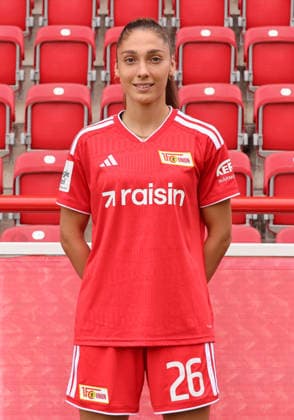 Amber Tysiak ; 1.FC Union Berlin FCU Fußball 1.BL Bundesliga Frauen Damen Porträttermin Saison 2026 2027 Headshot, Porträt, Portrait, Vorstellung, Präsentation, Pressetermin, GER 04.08.2026 *** Amber Tysiak 1 FC Union Berlin FCU Soccer 1 BL Bundesliga Women s League Portrait Session 2026–2027 Season Headshot, Portrait, Introduction, Presentation, Press Event, GER 04 08 2026
