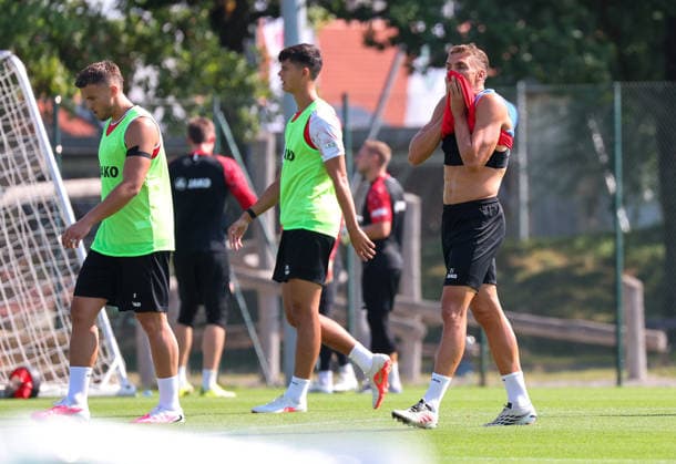 04.08.2026, Deutschland, Grassau, Fußball Bundesliga, Saison 2026 2027, Trainingslager VfB Stuttgart, Grischa Prömel *** August 4, 2026, Germany, Grassau, Bundesliga, 2026–2027 season, VfB Stuttgart training camp, Grischa Prömel