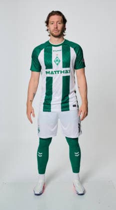 1.BL, Porträttermin 2026 2027 Mitchell Weiser; SV Werder Bremen; Bremen Bremen Deutschland *** 1 BL, Photo Shoot 2026 2027 Mitchell Weiser SV Werder Bremen Bremen Bremen Germany Copyright: xWerderxBremenxviaxNordphotox