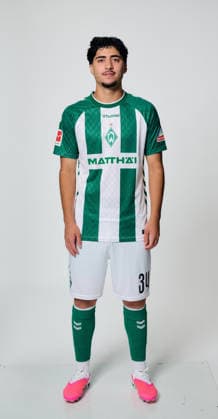 1.BL, Porträttermin 2026 2027 Darwin Soylu; SV Werder Bremen; Bremen Bremen Deutschland *** 1 BL, Photo Shoot 2026 2027 Darwin Soylu SV Werder Bremen Bremen Bremen Germany Copyright: xWerderxBremenxviaxNordphotox